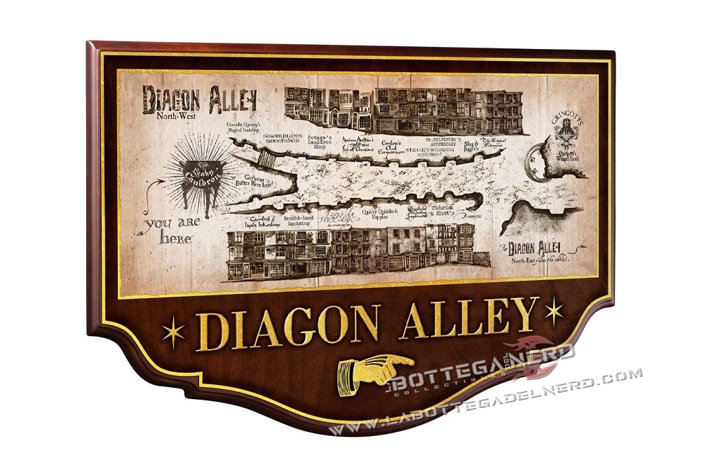 Harry Potter - Placca da muro DIAGON ALLEY