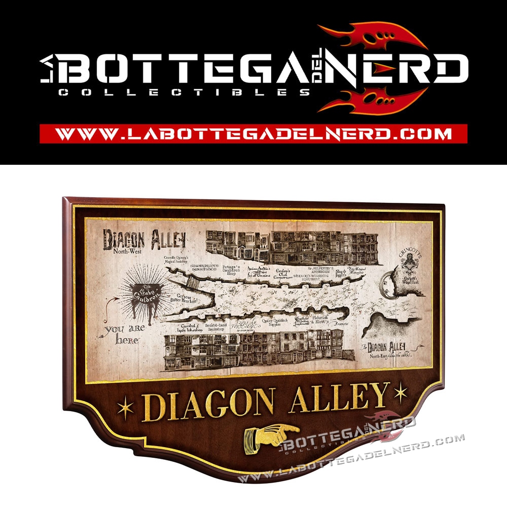 Harry Potter - Placca da muro DIAGON ALLEY