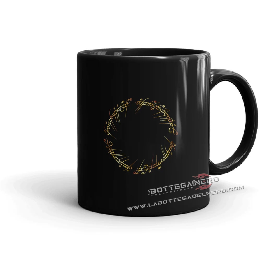TAZZA IN CERAMICA - The Lord of the Rings LOGO "The One Ring" - immagine 3