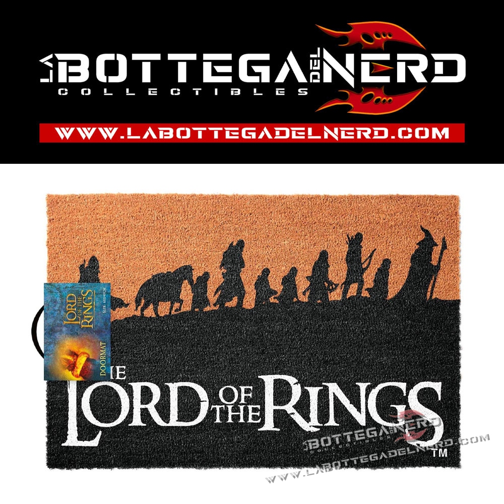 ZERBINO IN FIBRA – LOTR Compagnia dell'Anello 60×40