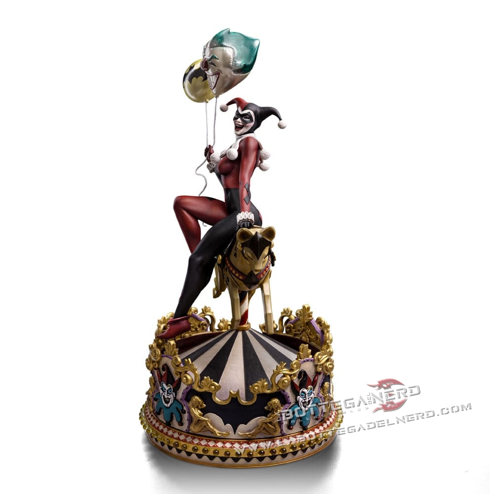 DC Comics - Art Scale Statue 1/10 Harley Quinn Unleashed 30cm - immagine 9