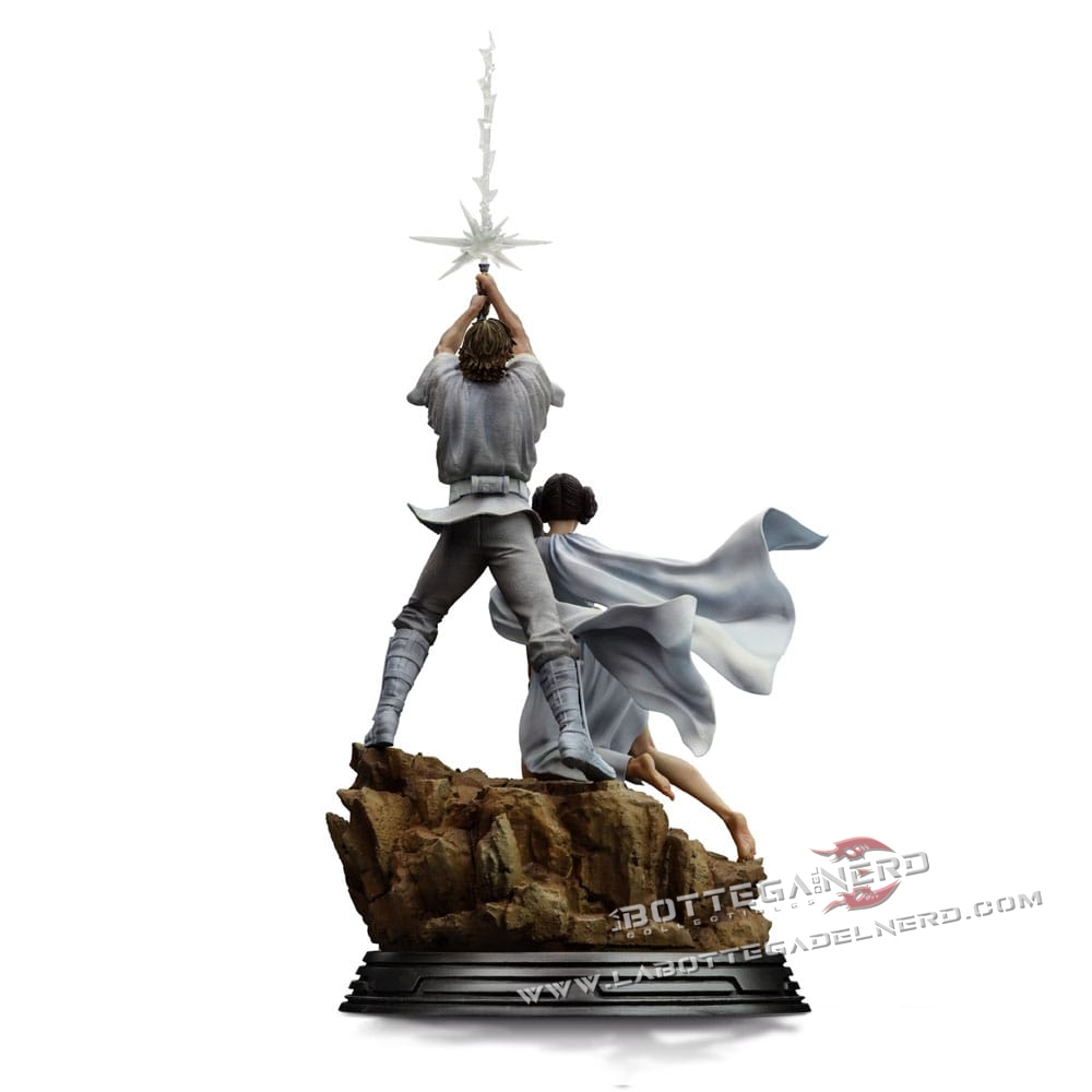 Star Wars - Deluxe Art Scale Statue 1/10 Luke and Leia 41cm - immagine 4