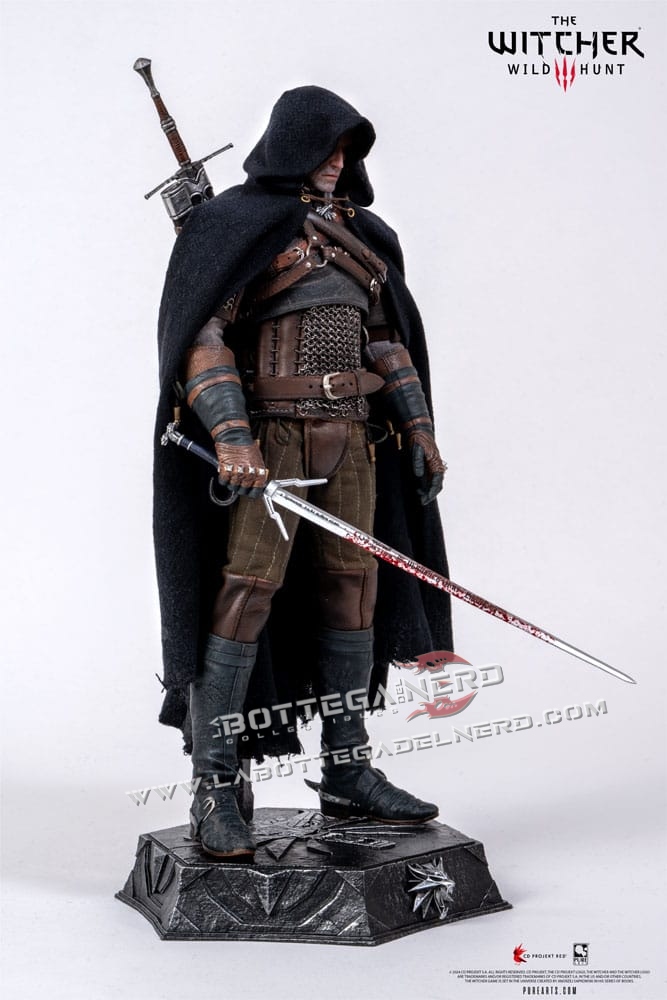 The Witcher 3: Wild Hunt - Action Figure 1/6 Geralt of Rivia 30cm - immagine 4