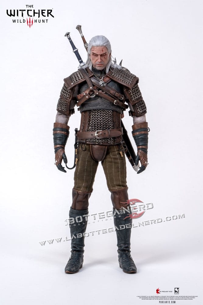 The Witcher 3: Wild Hunt - Action Figure 1/6 Geralt of Rivia 30cm - immagine 6