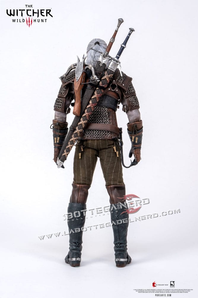 The Witcher 3: Wild Hunt - Action Figure 1/6 Geralt of Rivia 30cm - immagine 5