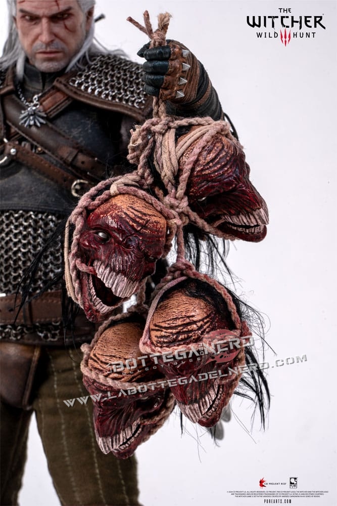 The Witcher 3: Wild Hunt - Action Figure 1/6 Geralt of Rivia 30cm - immagine 11