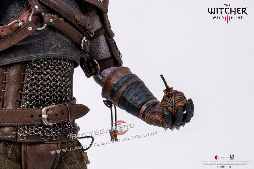 The Witcher 3: Wild Hunt - Action Figure 1/6 Geralt of Rivia 30cm - immagine 12