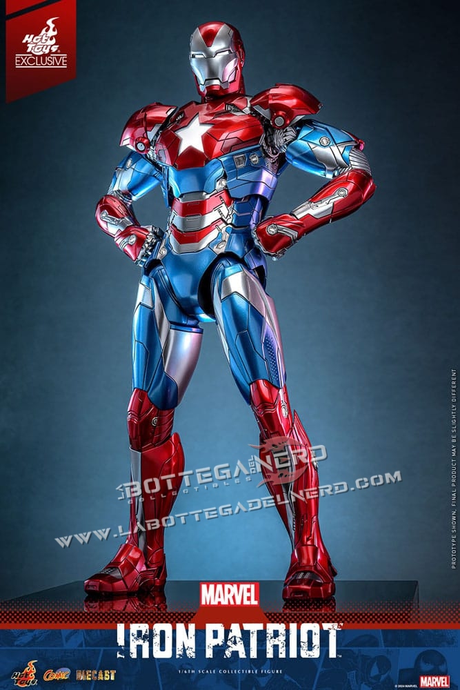 Marvel - Diecast Action Figure 1/6 Iron Patriot Exclusive 32cm - immagine 2