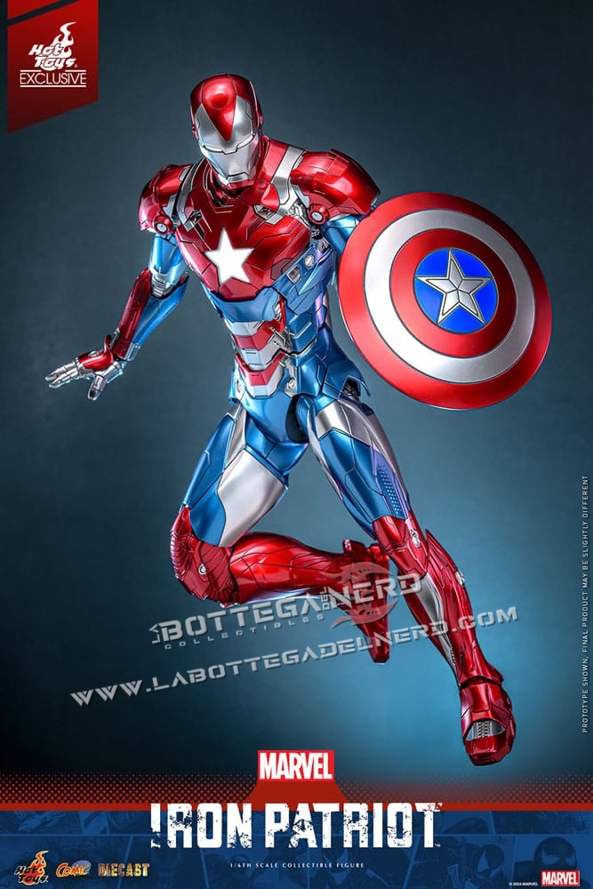Marvel - Diecast Action Figure 1/6 Iron Patriot Exclusive 32cm - immagine 6