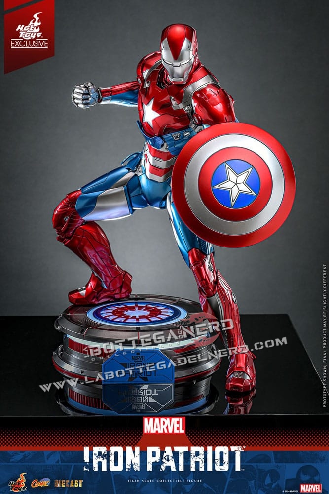 Marvel - Diecast Action Figure 1/6 Iron Patriot Exclusive 32cm - immagine 3