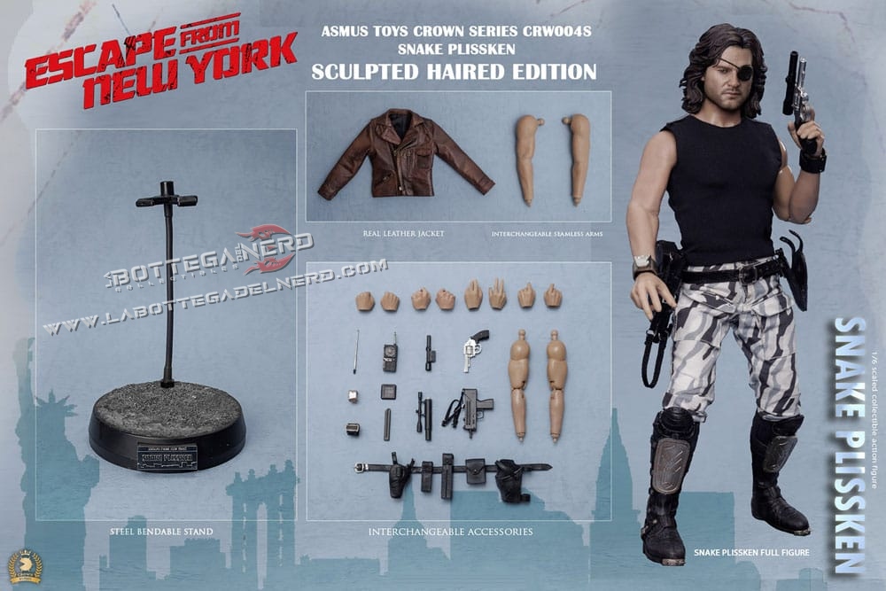 1997: Fuga da New York - Action Figure 1/6 Snake Plissken (Sculpted Hair) 30cm - immagine 10