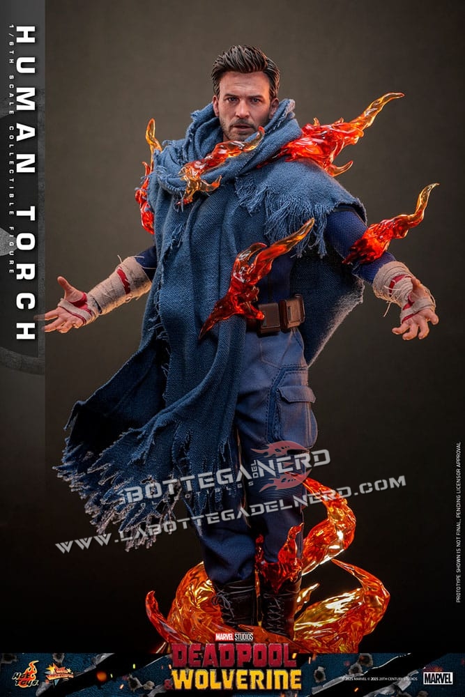 Deadpool & Wolverine - Action Figure 1/6 Human Torch 31cm - immagine 4