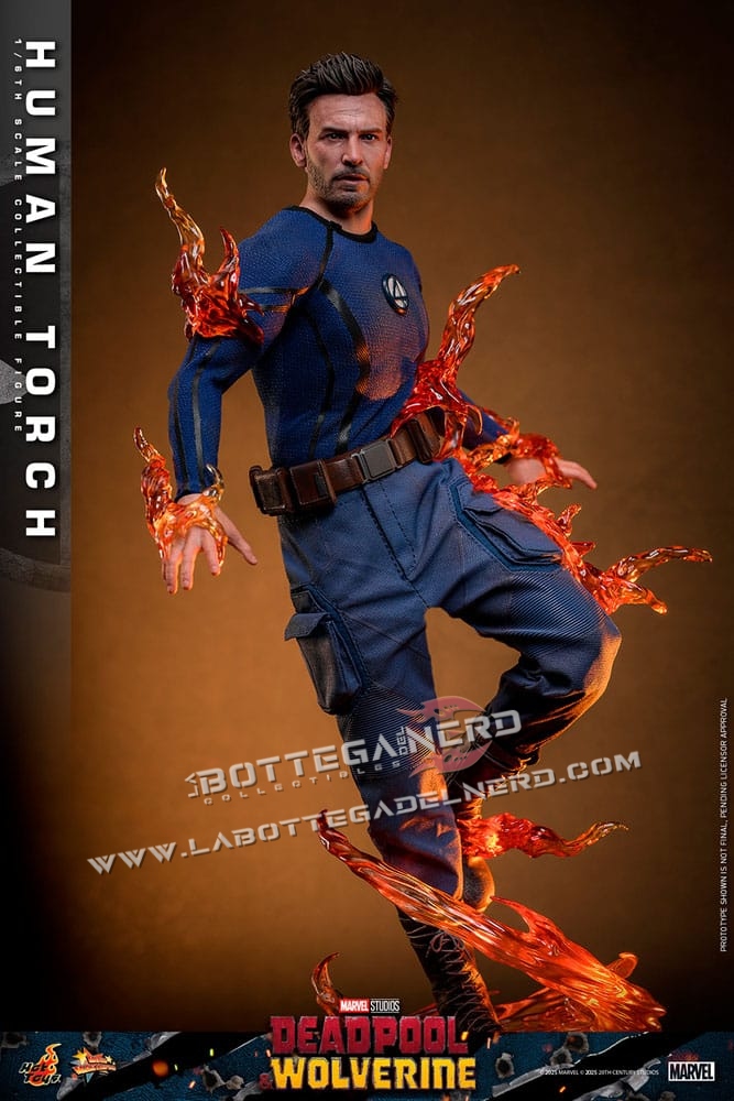 Deadpool & Wolverine - Action Figure 1/6 Human Torch 31cm - immagine 3