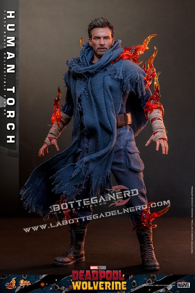 Deadpool & Wolverine - Action Figure 1/6 Human Torch 31cm - immagine 5