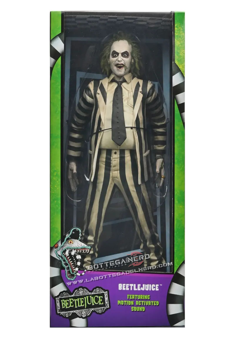 Beetlejuice 1988 - Action Figure 1/4 Striped Suit Beetlejuice 45cm - immagine 2