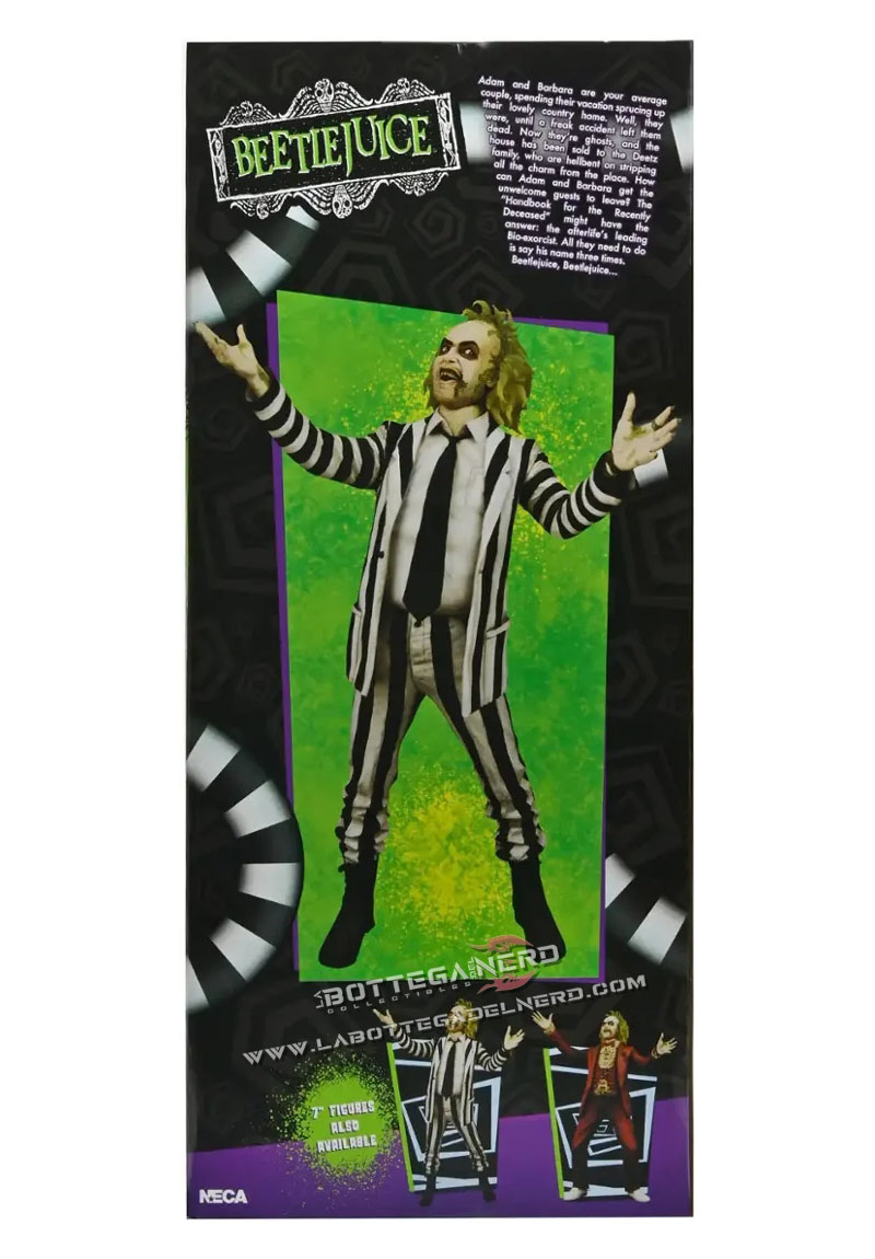 Beetlejuice 1988 - Action Figure 1/4 Striped Suit Beetlejuice 45cm - immagine 5