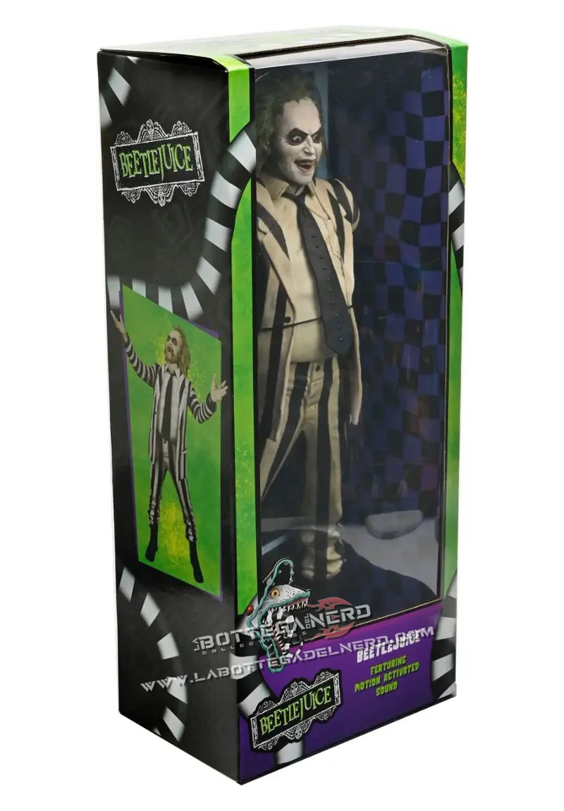 Beetlejuice 1988 - Action Figure 1/4 Striped Suit Beetlejuice 45cm - immagine 3