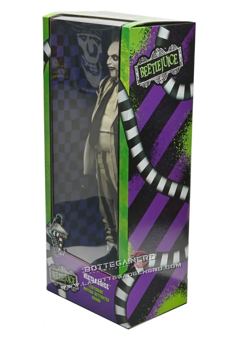 Beetlejuice 1988 - Action Figure 1/4 Striped Suit Beetlejuice 45cm - immagine 4