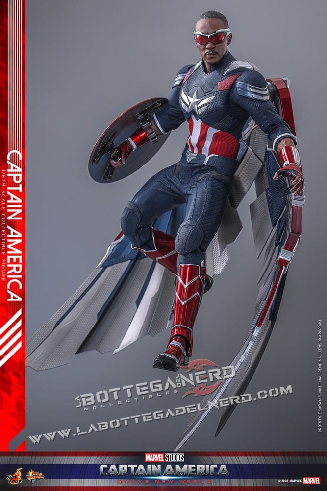Captain America: Brave New World - Action Figure 1/6 Captain America 30cm - immagine 3