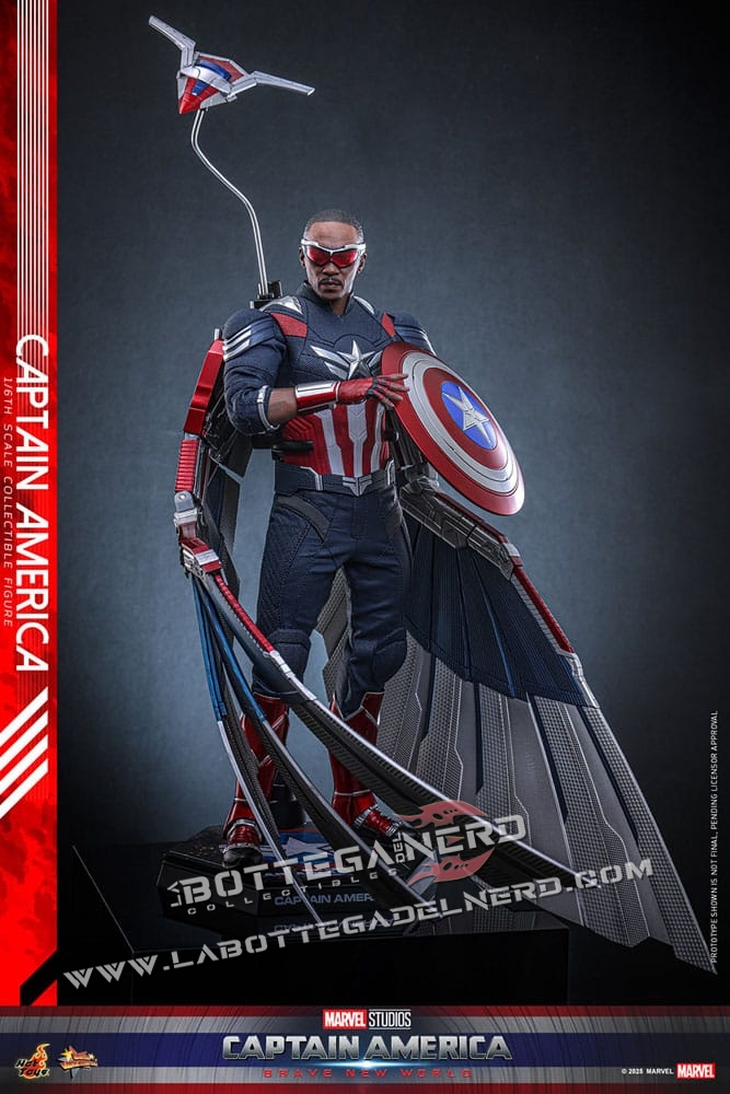 Captain America: Brave New World - Action Figure 1/6 Captain America 30cm - immagine 6