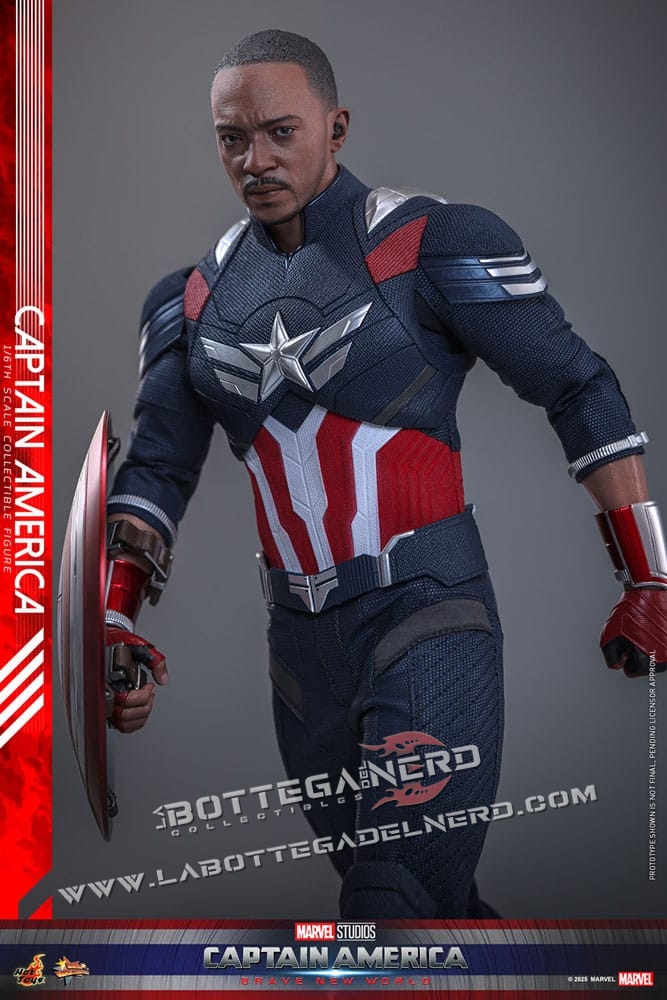 Captain America: Brave New World - Action Figure 1/6 Captain America 30cm - immagine 8