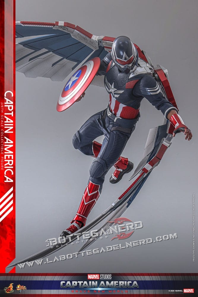 Captain America: Brave New World - Action Figure 1/6 Captain America 30cm - immagine 4