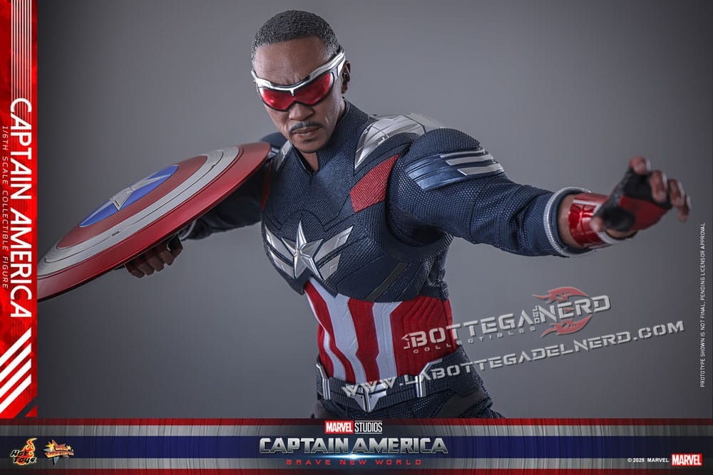 Captain America: Brave New World - Action Figure 1/6 Captain America 30cm - immagine 7