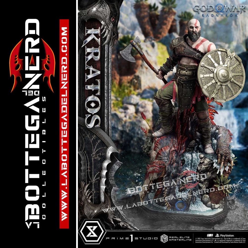 God of War: Ragnarok - Masterline Statue 1/3 Kratos 95cm