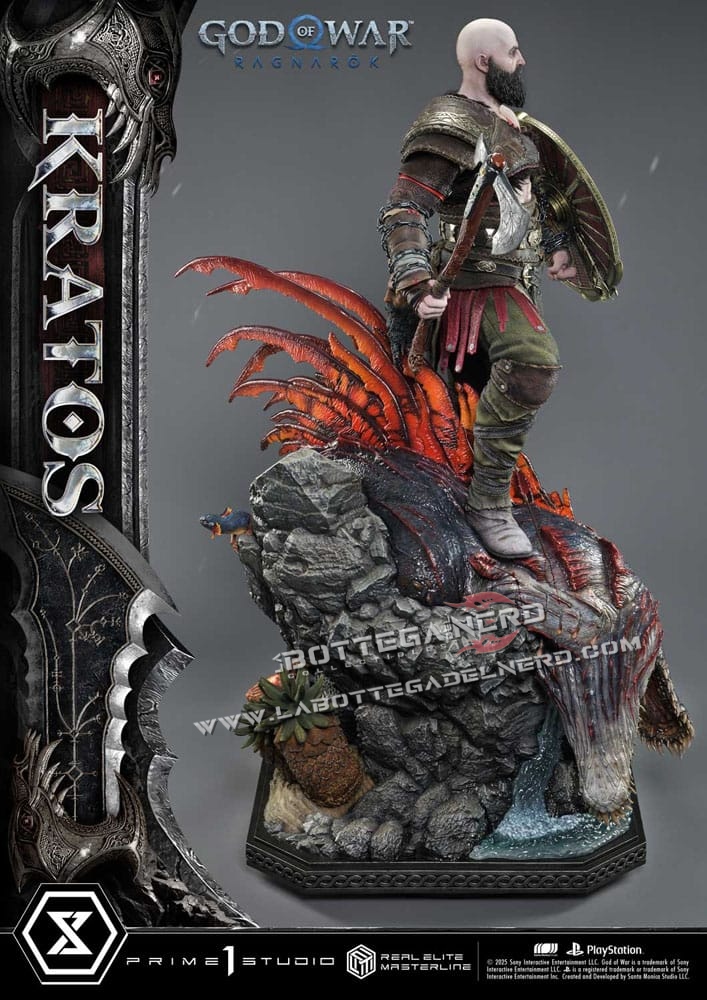 God of War: Ragnarok - Masterline Statue 1/3 Kratos Ver. Ultimate 95cm - immagine 12