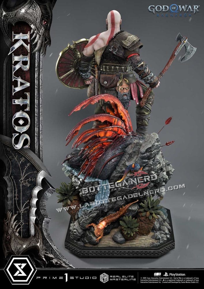 God of War: Ragnarok - Masterline Statue 1/3 Kratos Ver. Ultimate 95cm - immagine 11
