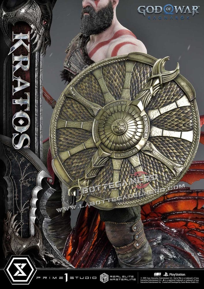 God of War: Ragnarok - Masterline Statue 1/3 Kratos Ver. Ultimate 95cm - immagine 20