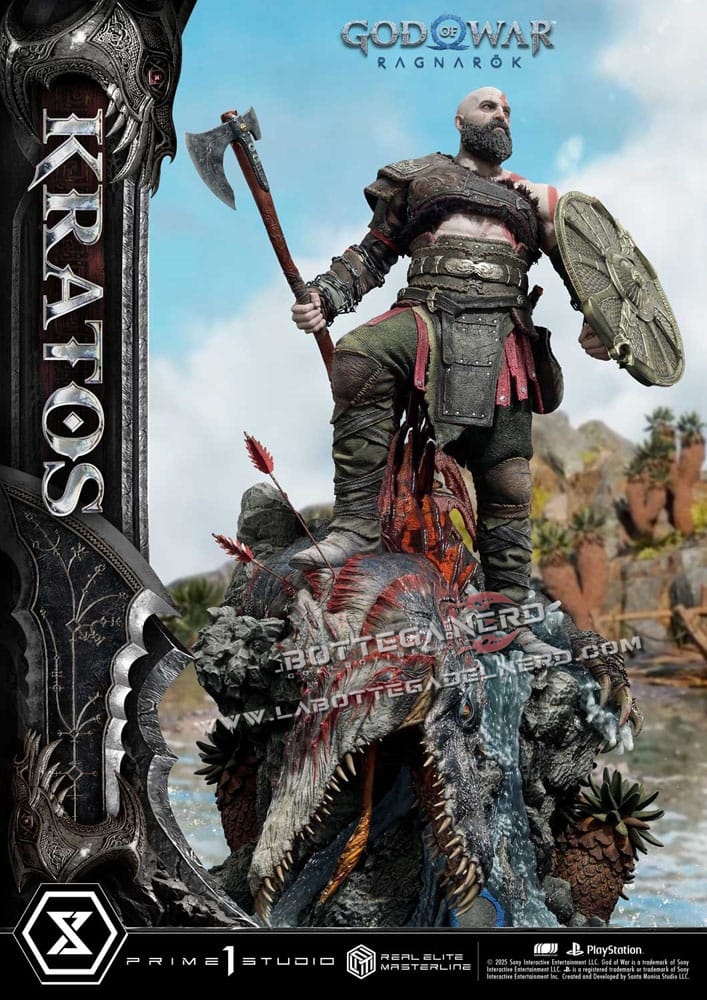 God of War: Ragnarok - Masterline Statue 1/3 Kratos Ver. Ultimate 95cm - immagine 16