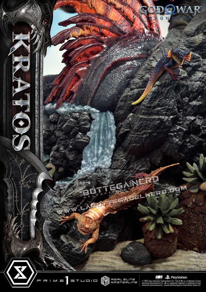 God of War: Ragnarok - Masterline Statue 1/3 Kratos Ver. Ultimate 95cm - immagine 19