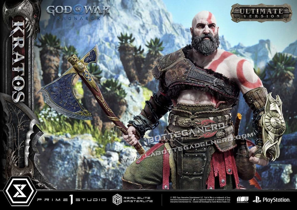 God of War: Ragnarok - Masterline Statue 1/3 Kratos Ver. Ultimate 95cm - immagine 3