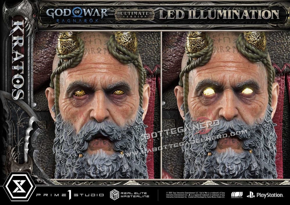 God of War: Ragnarok - Masterline Statue 1/3 Kratos Ver. Ultimate 95cm - immagine 21