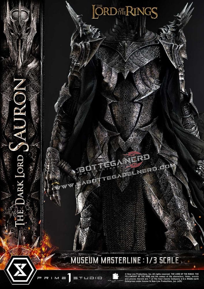 Lord of the Rings - Museum Statue 1/3 The Dark Lord Sauron 117cm - immagine 10