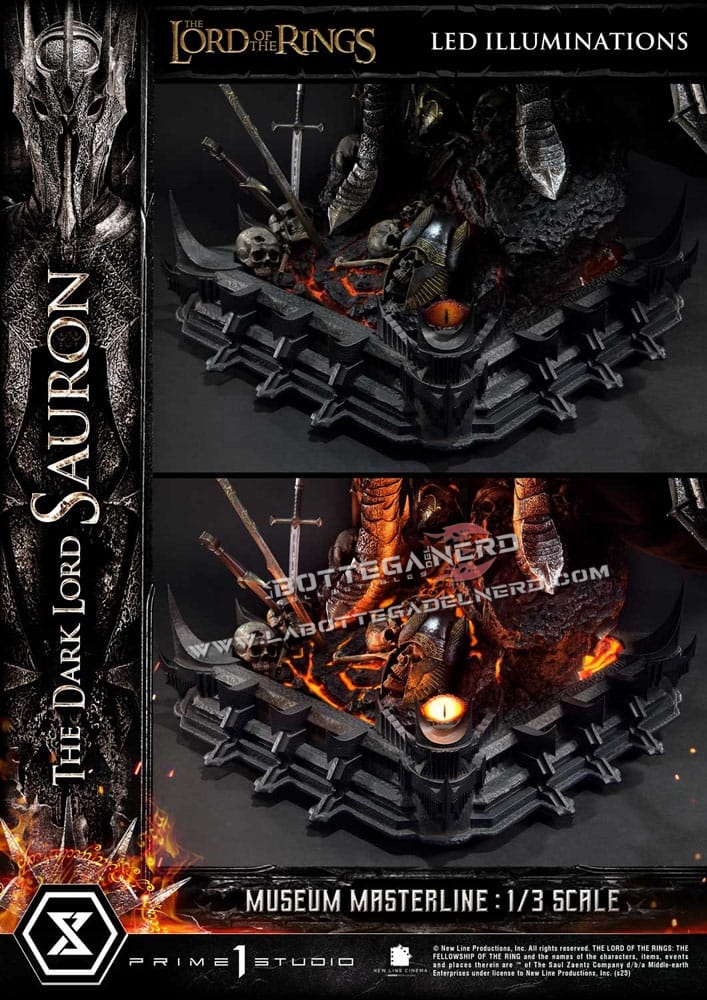 Lord of the Rings - Museum Statue 1/3 The Dark Lord Sauron 117cm - immagine 12