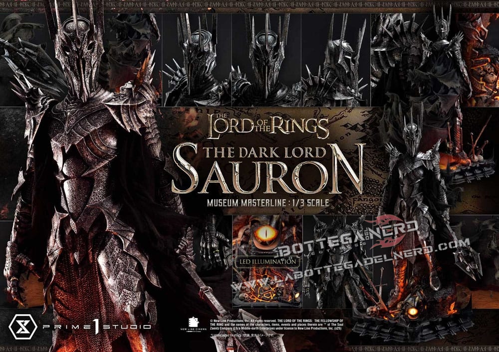 Lord of the Rings - Museum Statue 1/3 The Dark Lord Sauron 117cm - immagine 14