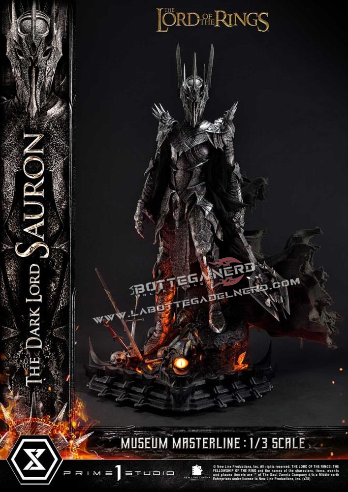Lord of the Rings - Museum Statue 1/3 The Dark Lord Sauron 117cm - immagine 5