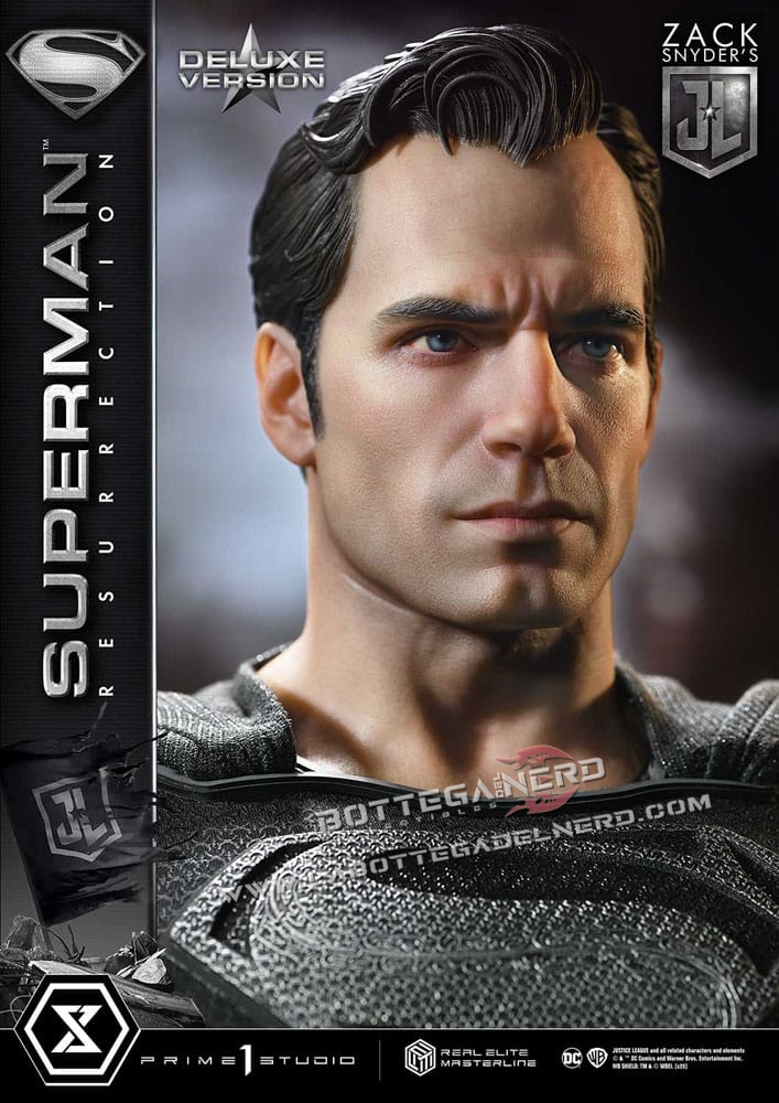 Justice League - Real Elite Statue 1/3 Superman Resurrection Bonus Deluxe 95cm - immagine 7