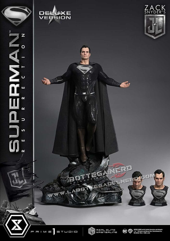 Justice League - Real Elite Statue 1/3 Superman Resurrection Bonus Deluxe 95cm - immagine 11