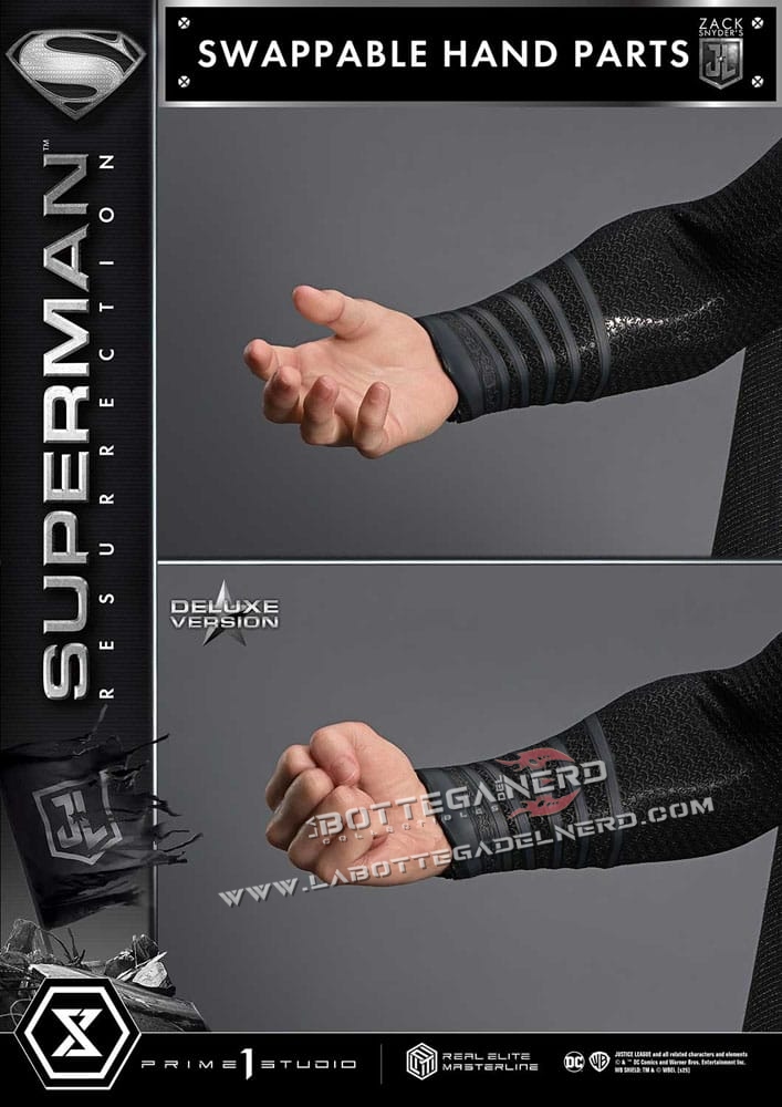 Justice League - Real Elite Statue 1/3 Superman Resurrection Bonus Deluxe 95cm - immagine 15