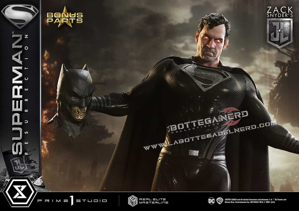 Justice League - Real Elite Statue 1/3 Superman Resurrection Bonus Deluxe 95cm - immagine 5