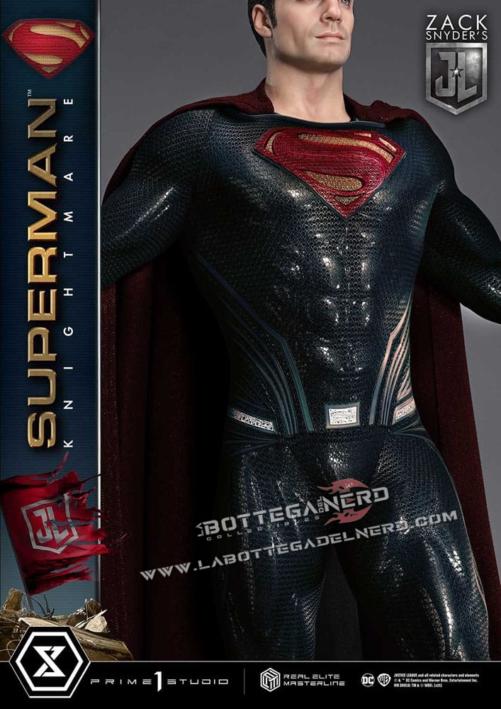 Justice League - Real Elite Statue 1/3 Superman Knightmare Bonus Deluxe 95cm - immagine 18