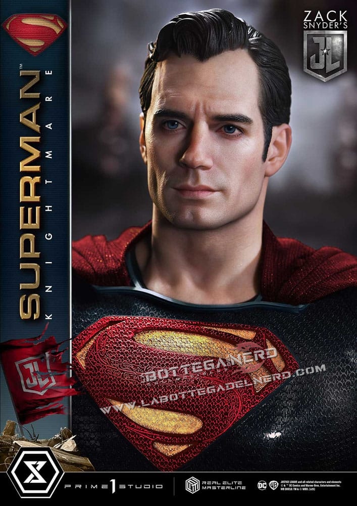 Justice League - Real Elite Statue 1/3 Superman Knightmare Bonus Deluxe 95cm - immagine 17