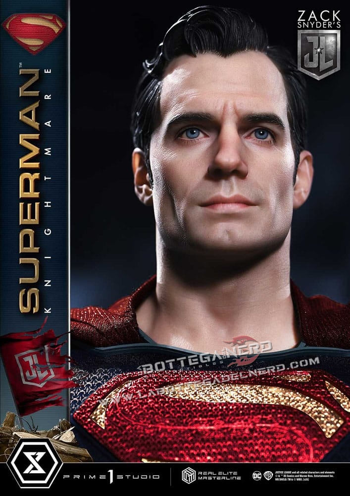 Justice League - Real Elite Statue 1/3 Superman Knightmare Bonus Deluxe 95cm - immagine 16