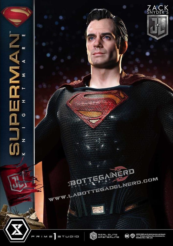 Justice League - Real Elite Statue 1/3 Superman Knightmare Bonus Deluxe 95cm - immagine 19