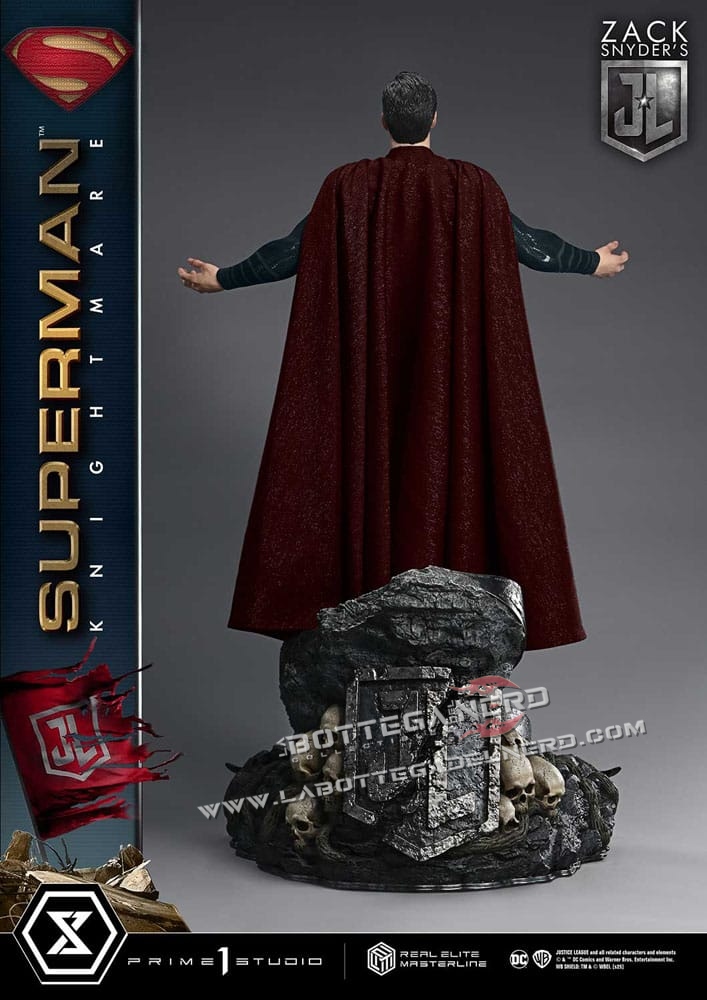 Justice League - Real Elite Statue 1/3 Superman Knightmare Bonus Deluxe 95cm - immagine 23