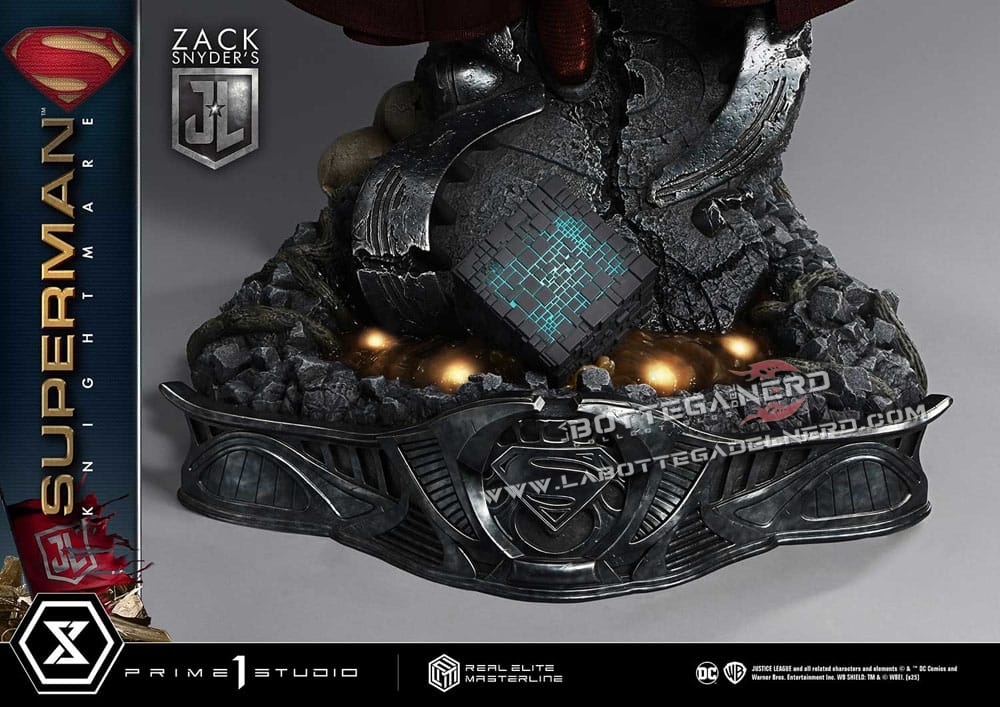 Justice League - Real Elite Statue 1/3 Superman Knightmare Bonus Deluxe 95cm - immagine 24