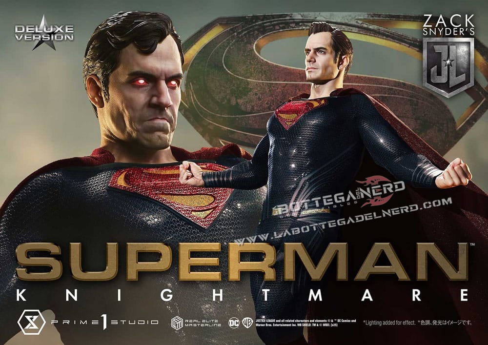 Justice League - Real Elite Statue 1/3 Superman Knightmare Bonus Deluxe 95cm - immagine 14